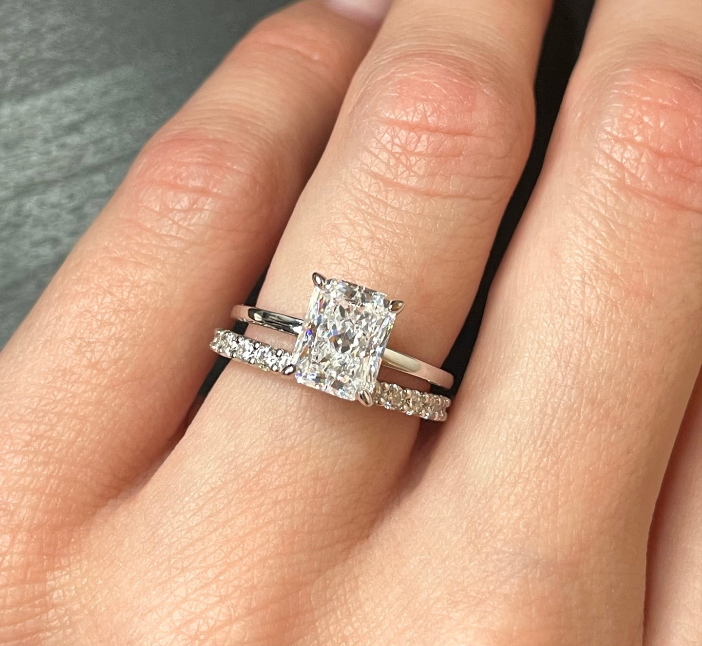 Diamond Row Kylah Wedding Band